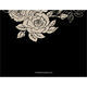 Woodcut Roses Folded Note Cards Image 2 of 3